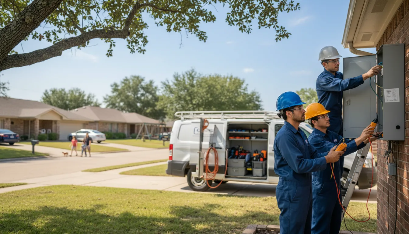 Certified electrician providing emergency electrical services in Whitelaw, WI